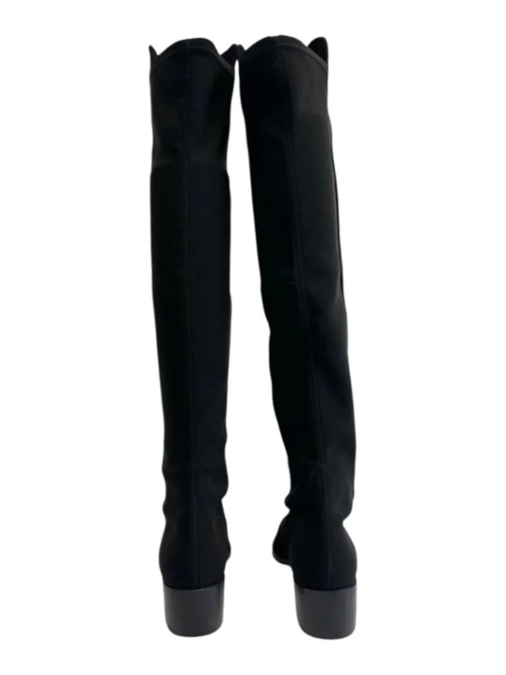 NWOT Stuart Weitzman Reserve Suede Over-the-Knee Boots Black Size 7.5